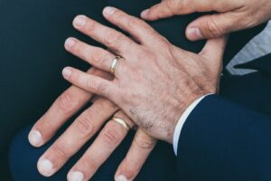 Glückwünsche zur Hochzeit eines schwulen Paares