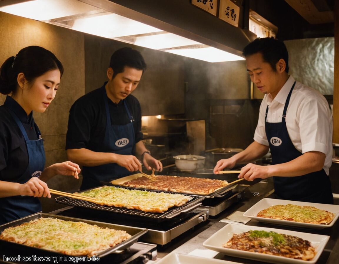 Okonomiyaki in traditionellen Grillrestaurants erleben   - Flitterwochen Osaka » Kulinarische Höhepunkte genießen  