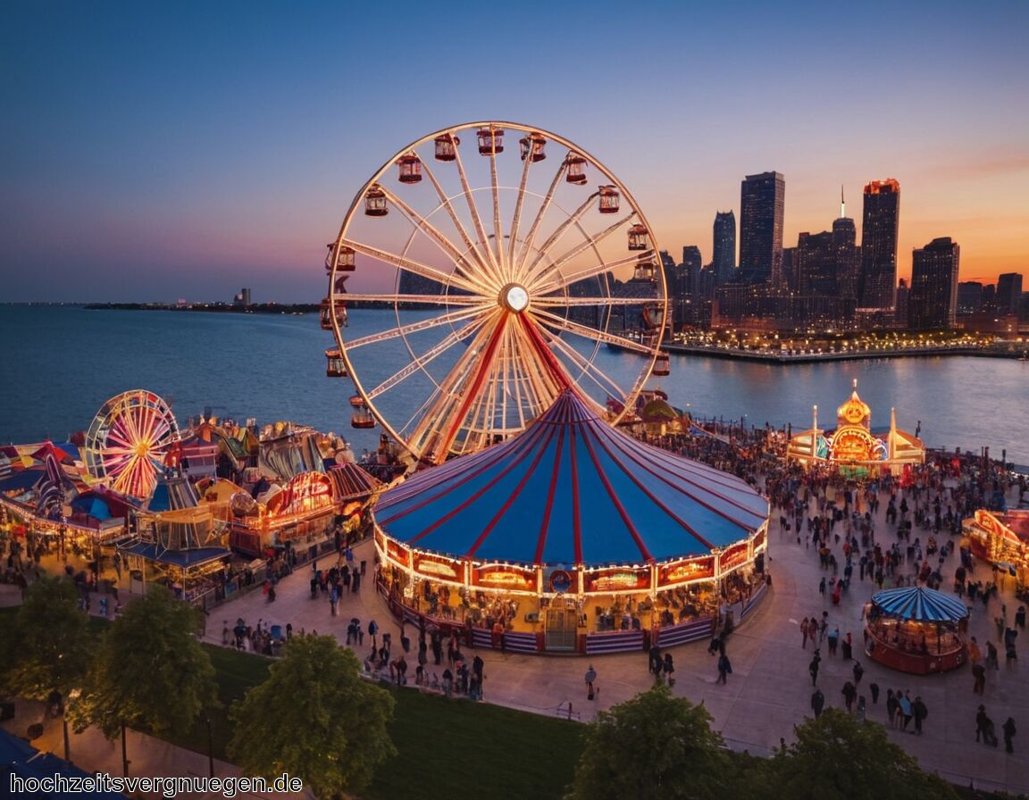 Navy Pier: Unterhaltung und Aussicht genießen   - Flitterwochen Chicago » Architektur und Kultur hautnah  