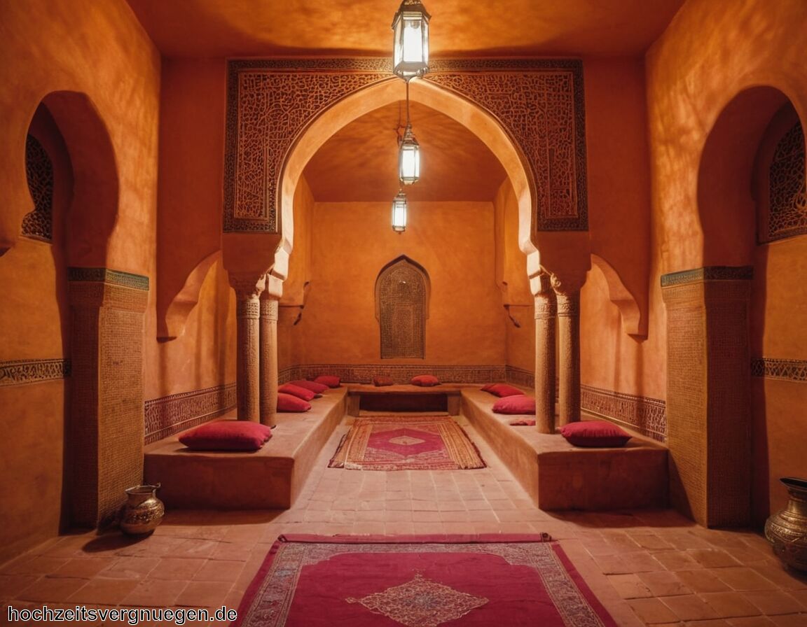 Entspannung in einem orientalischen Hammam - Flitterwochen Marrakesch » Farben und Düfte der Wüste