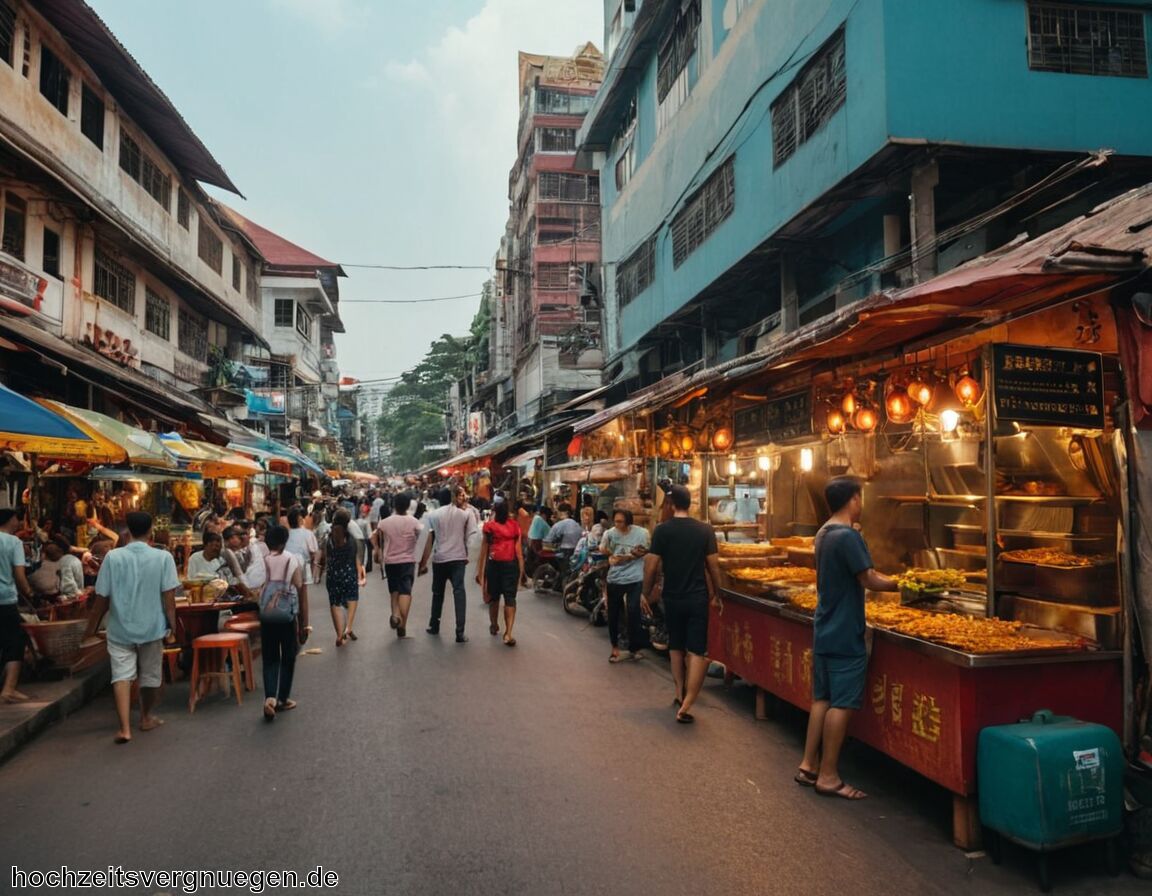 Kulinarische Vielfalt im Jalan Alor   - Flitterwochen Kuala Lumpur » Moderne Architektur und Tradition  