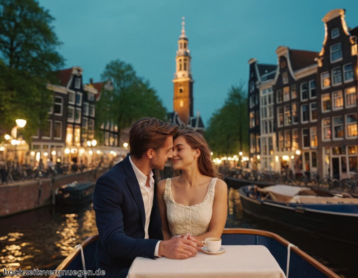 Entspannung in einem historischen Café   - Flitterwochen Amsterdam » Grachten und Freiheit erleben  