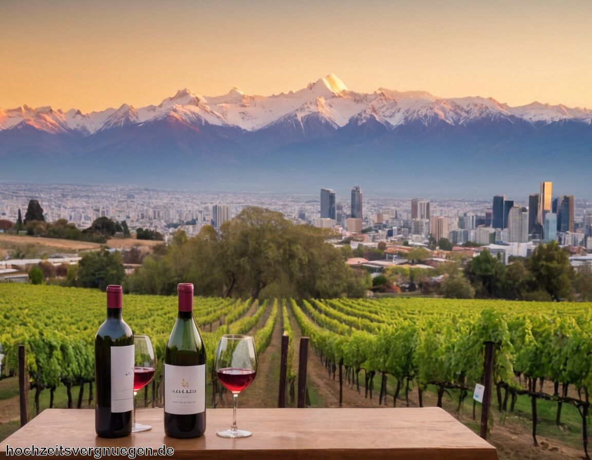 Weinverkostungen in den nahegelegenen Weinanbaugebieten   - Flitterwochen Santiago de Chile » Moderne Stadt in den Anden  